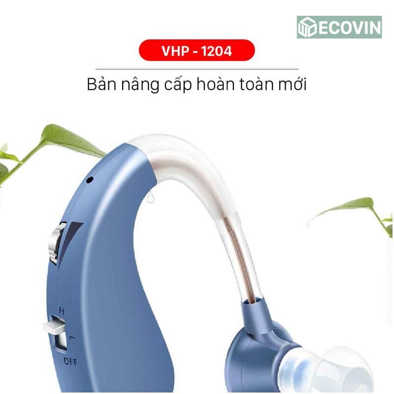 Máy Trợ Thính️ ️ Tai Nghe Trợ Thính Không Dây VHP 1204 .Chế độ lọc tiếng ồn, chống sôi hú, khuếch đại