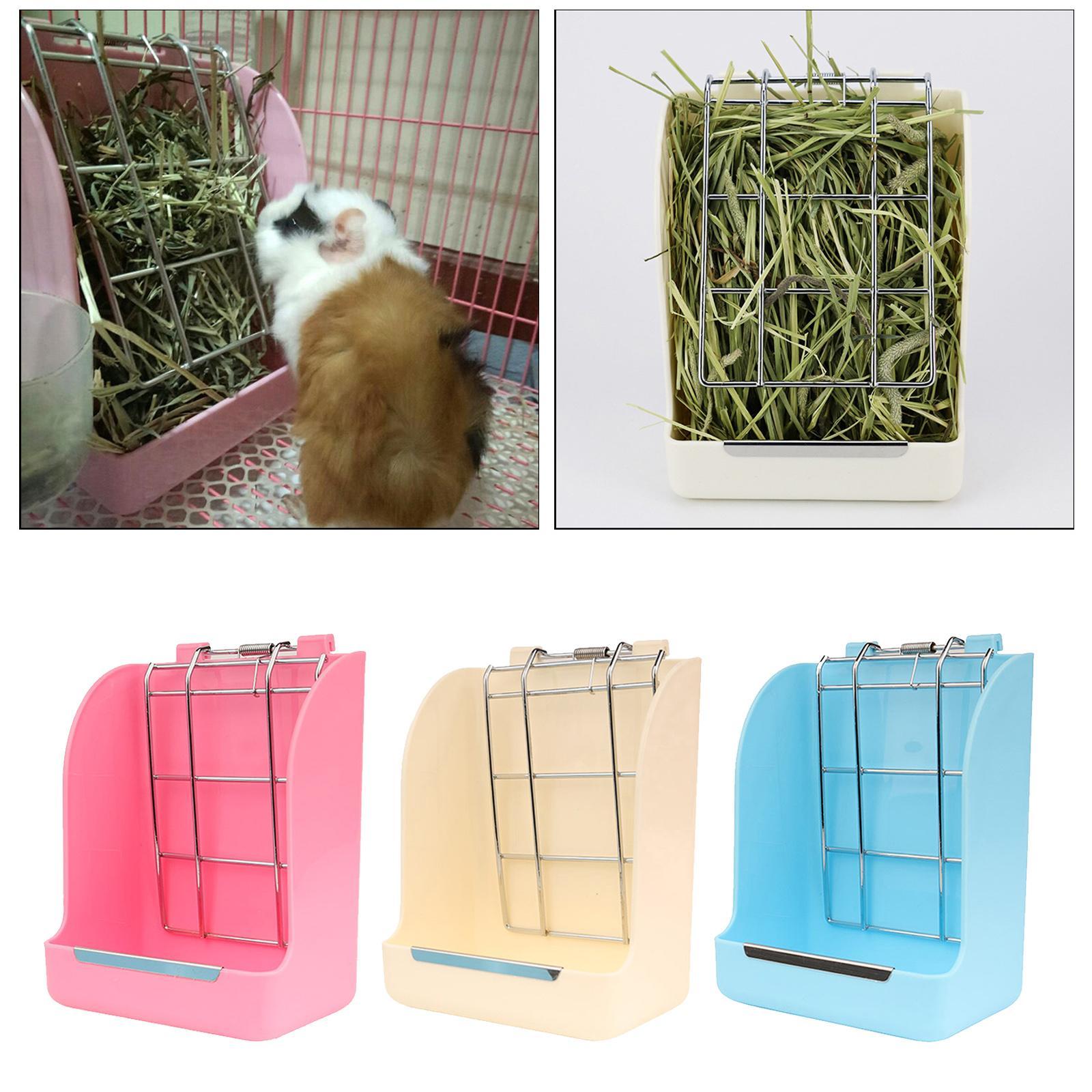 Hanging Rabbits Feeding Feeder Herbivore Guinea Hamsters White