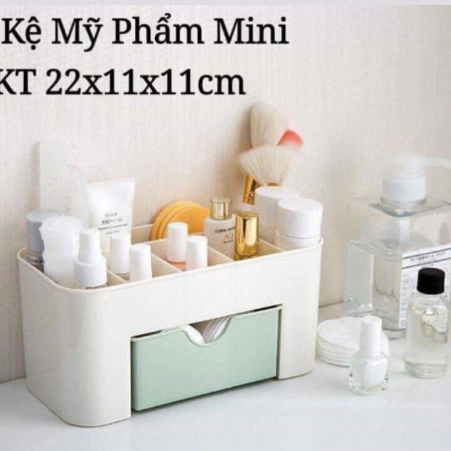 Kệ đựng mỹ phẩm, hộp đồ trang điểm mini tiện dụng đa năng để bàn