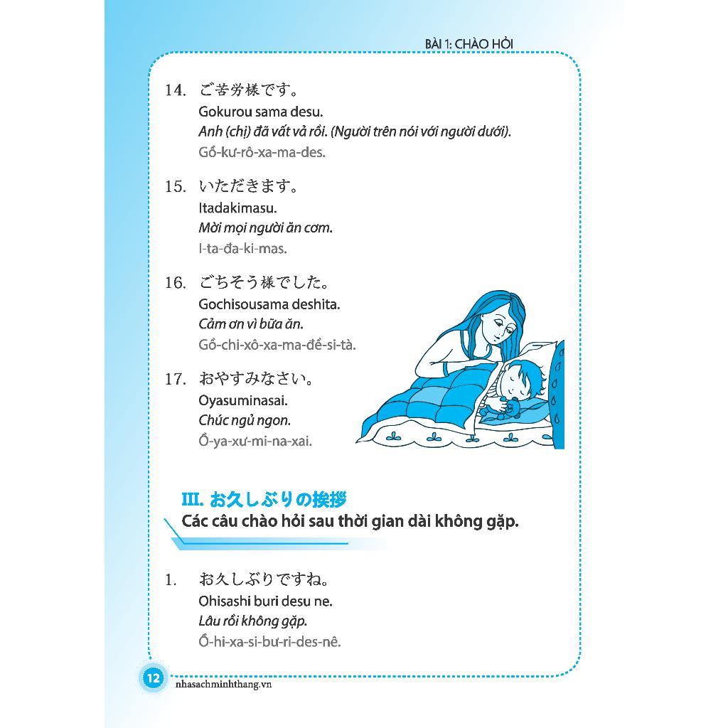 Sách - 10 Phút Tự Học Tiếng Nhật Mỗi Ngày - Minh Thắng