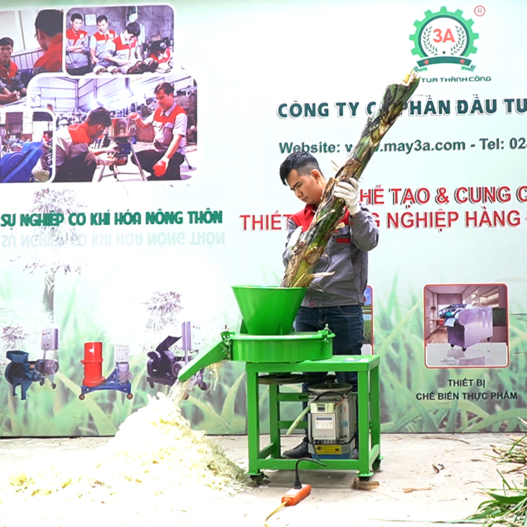 Máy thái chuối dạng lát, băm rau, cỏ, bèo đa năng 3A2,2KW - Hàng Chính Hãng