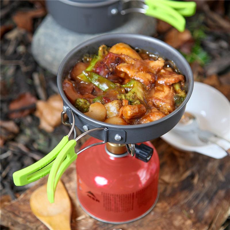 Bộ dụng cụ bếp cắm trại, dụng cụ cắm trại để cắm trại, dã ngoại, BBQ, đi bộ đường dài, đi bộ