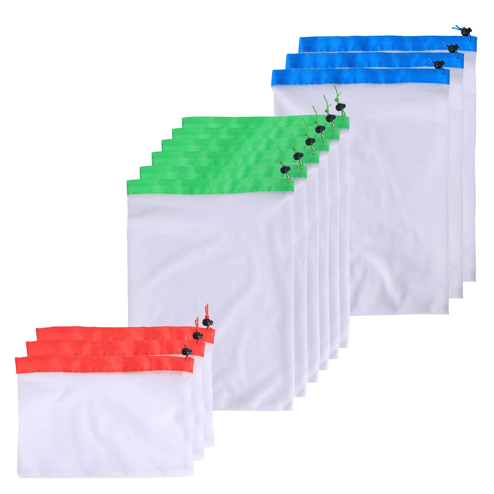 Túi lưới đựng hoa quả tái sử dụng 12 cái