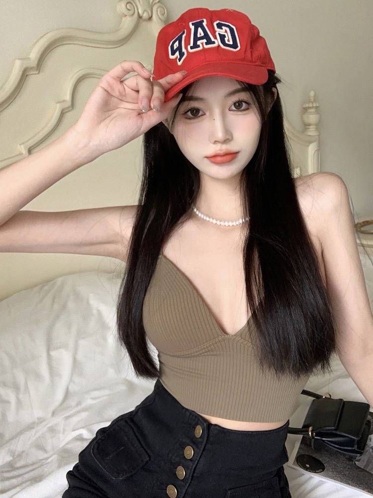 ÁO LEN BRA TĂM DẠNG ÁO CROPTOP DƯỚI 58KG DÀNH CHO NỮ