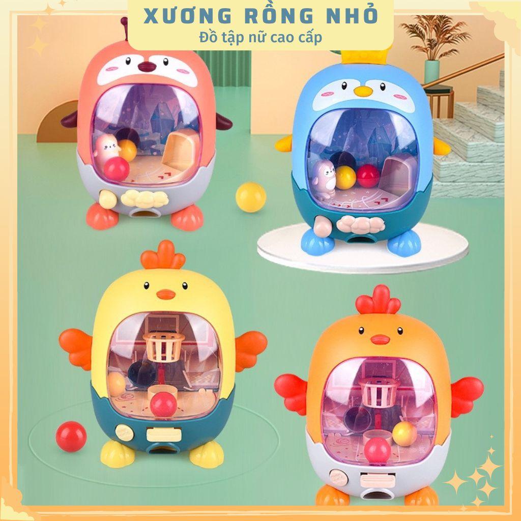 Đồ Chơi Bóng Rổ, Đá bóng Mini Hình Gà / Chim Cánh Cụt Dễ Thương