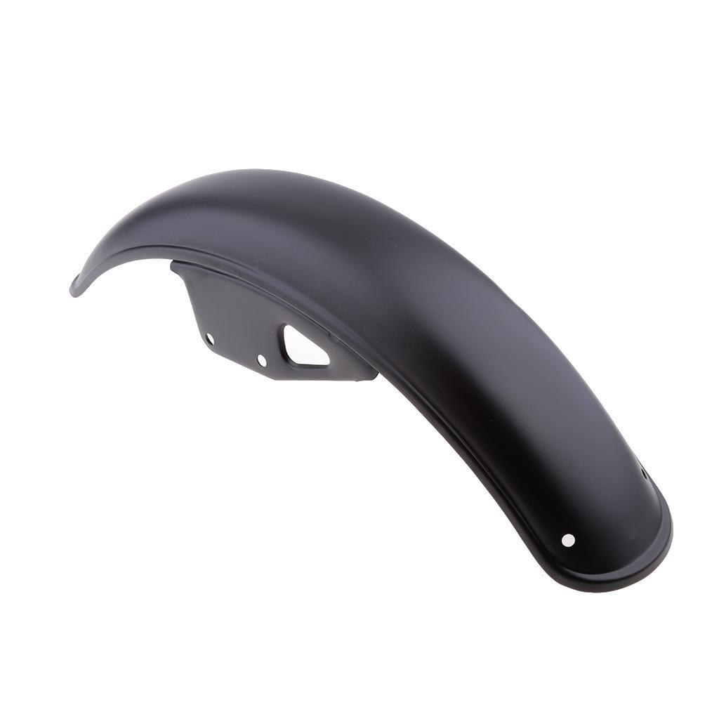 Motorcycle Front Mudguard Guard Metal Steel for for Suzuki GN125 Black