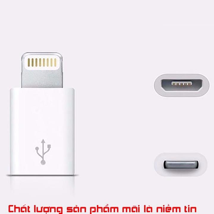 Đầu chuyển từ android micro USB sang lightning ios