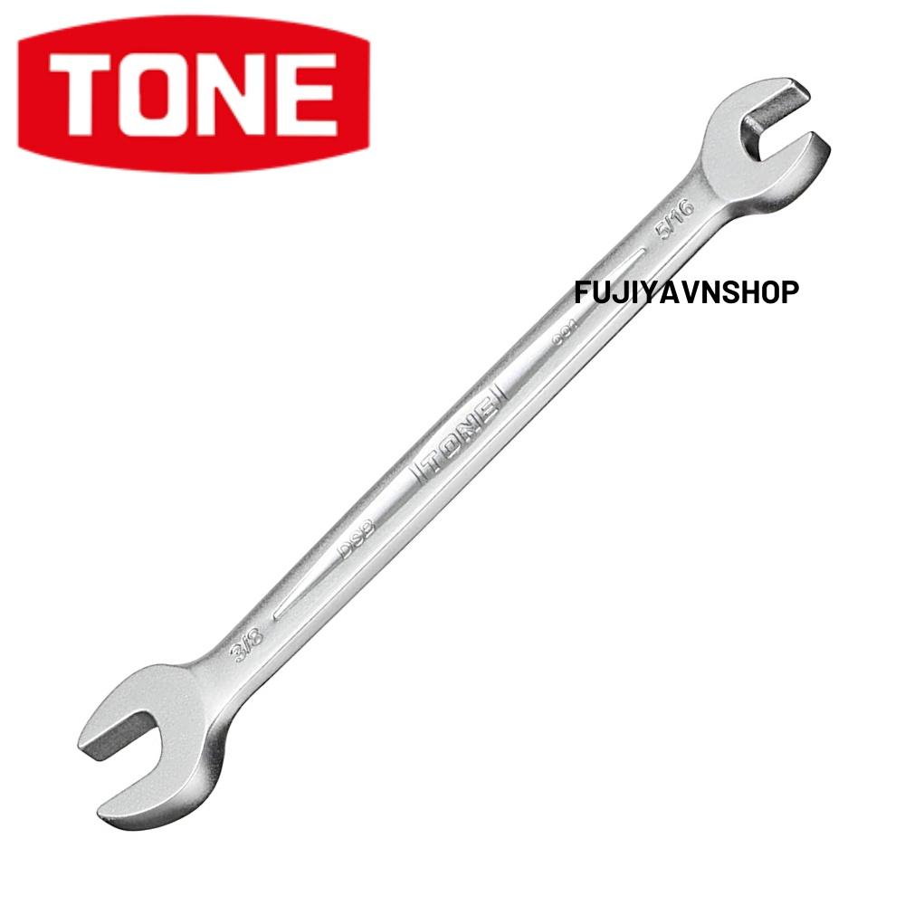 Cờ lê 2 đầu miệng hệ inch 5/16 × 3/8 Tone DSB-1012