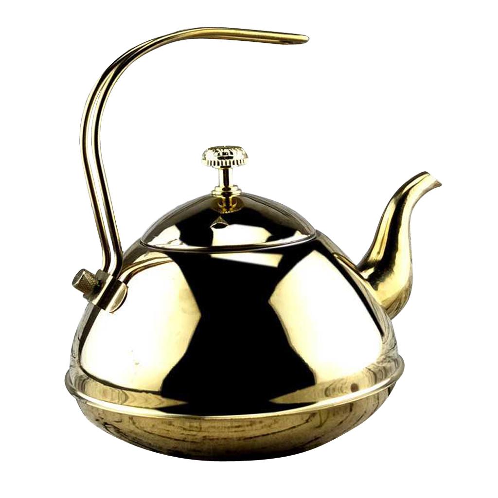 2L Whistling Tea Kettle with Handle Stainless Steel Teapot for Stovetops