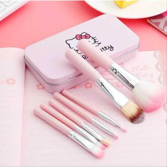 Bộ Cọ Trang Điểm nắp hồng 7 Món  Duashop