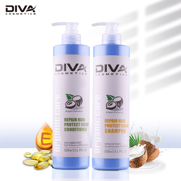 Combo Bộ dầu gội xả phục hồi giữ màu Diva 500ml