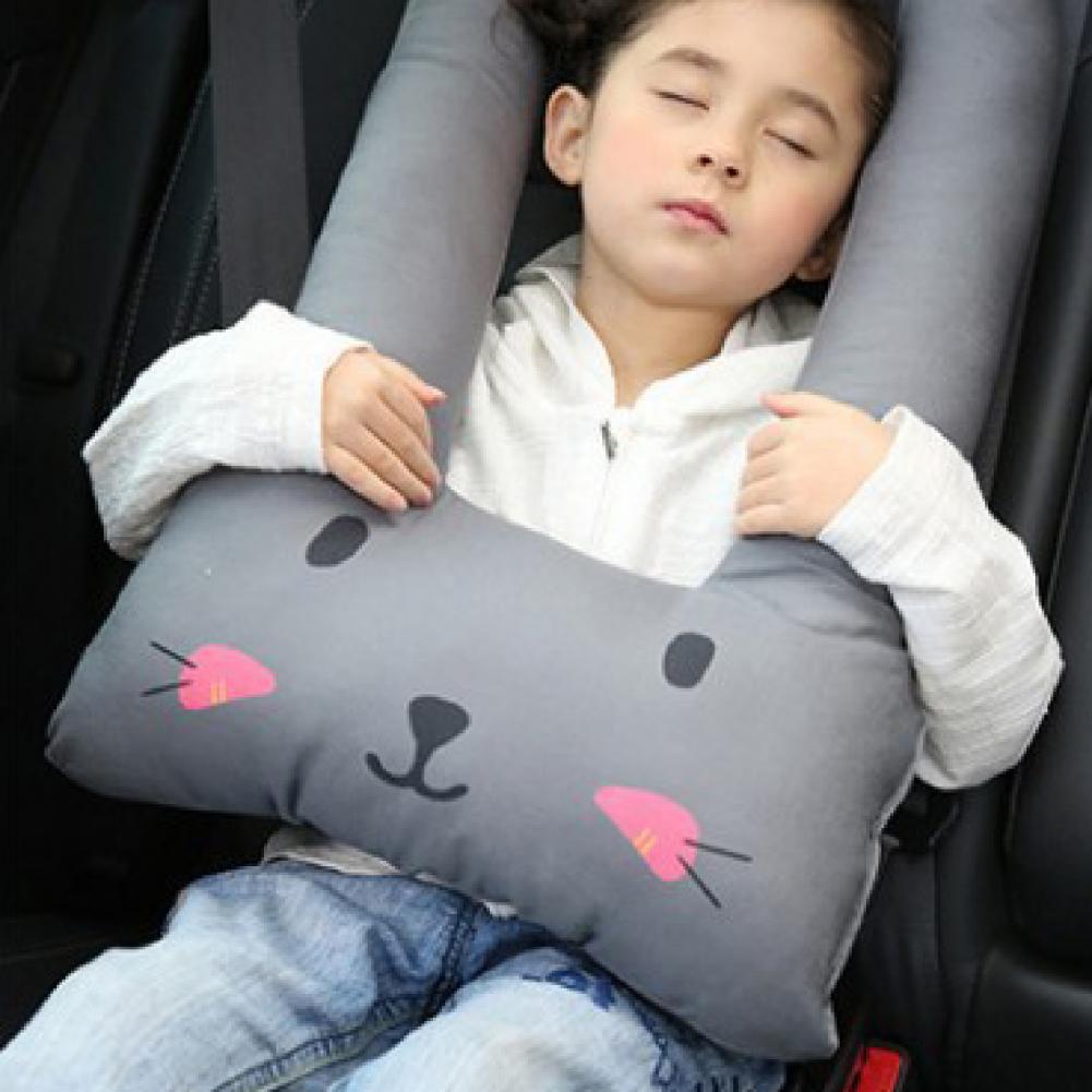 Gối Cổ Di Động Thoải Mái PP Cotton Hoạt Hình Dễ Thương Họa Tiết Ô Tô Sang Trọng Gối Tựa Đầu Cho Trẻ Em Xe Phụ Kiện Nội Thất