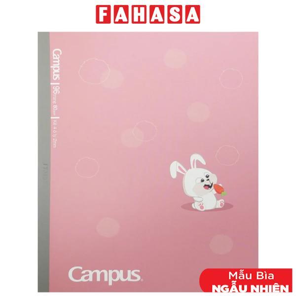 Tập Rabbit - 4 Ô Ly - 96 Trang 80gsm - Campus NB-A5OL96RA1 (Mẫu Màu Giao Ngẫu Nhiên)