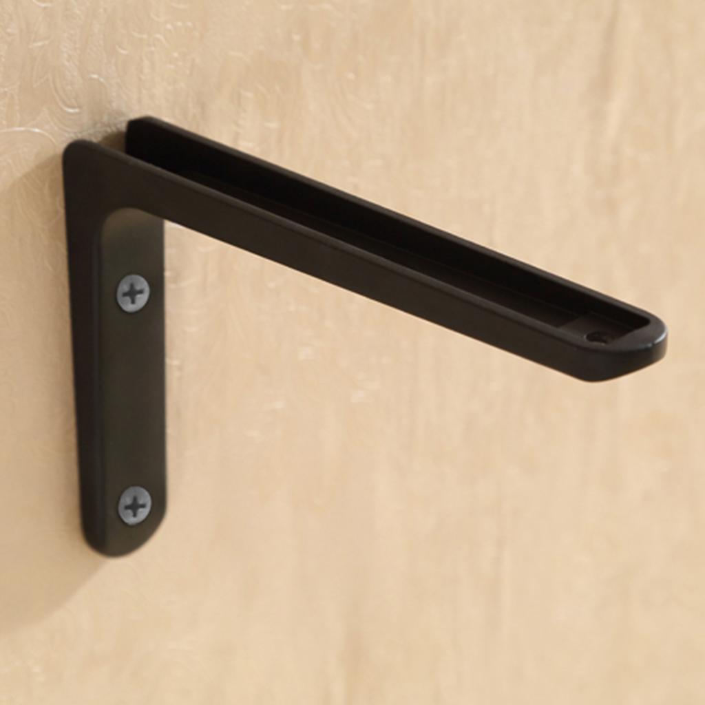 2xHeavy Duty Shelf Bracket Wall Hanging Shelve L Shaped Supporter 20x25cm