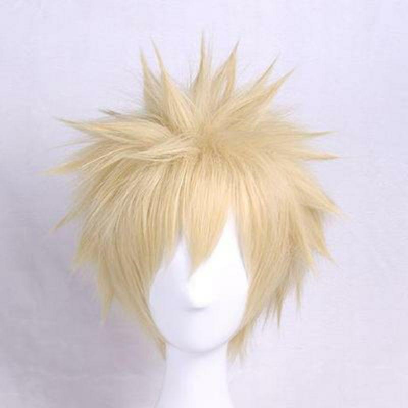 [Sẵn] Wig/ Tóc Giả cosplay Nhân Vật Bakugou Katsuki - Boku no Hero màu vàng tại [Miu Cosplay