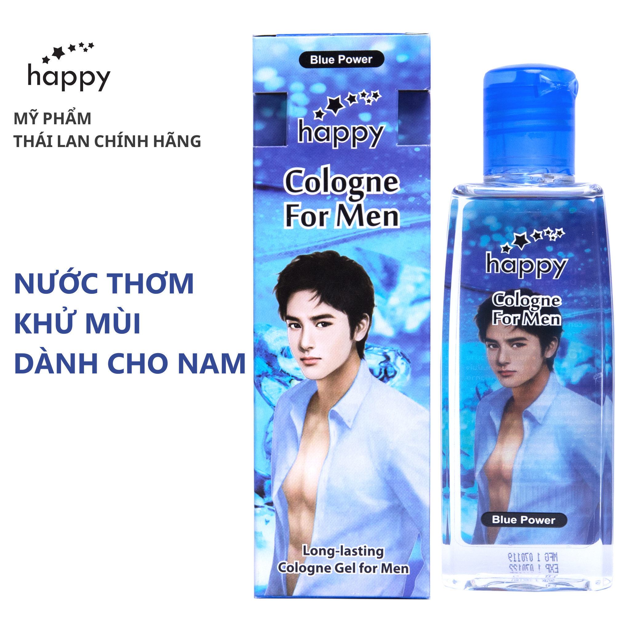 Nước thơm nam - Blue Power - Phong Cách Mạnh Mẽ