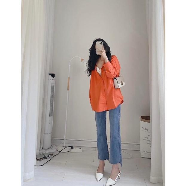 Áo sơ mi trơn nhiều màu sắc