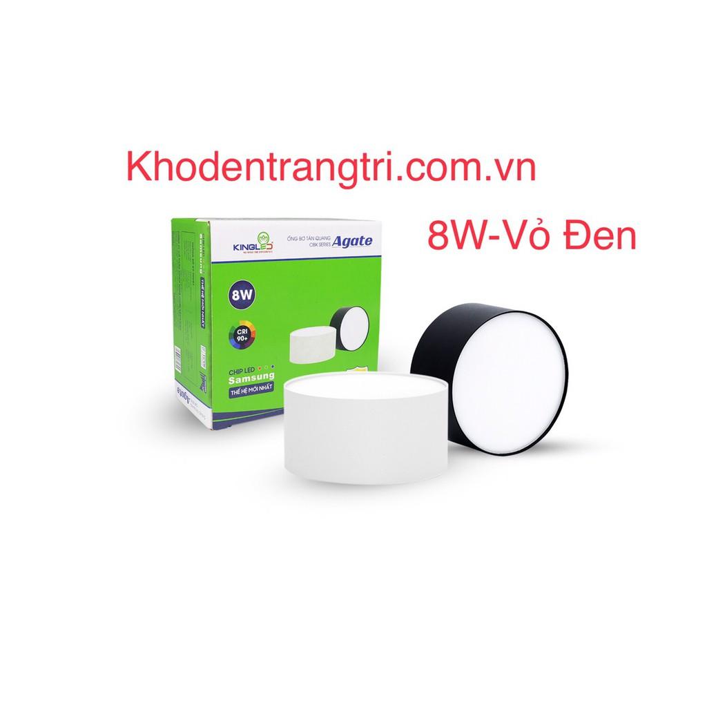 Đèn ống bơ tán quang OBK-8SS-D95-D, 8W - Kingled. ÁS: trắng/ vàng/ trung tính/3 mầu