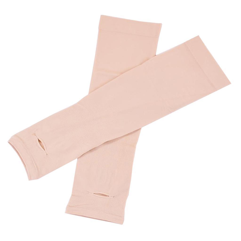 2x Outdoor Glove Anti UV Sun Protection Cooling Arm Sleeves UV Protection for Basketball