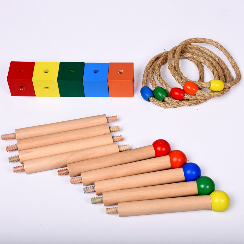 Ném cọc giáo cụ montessori