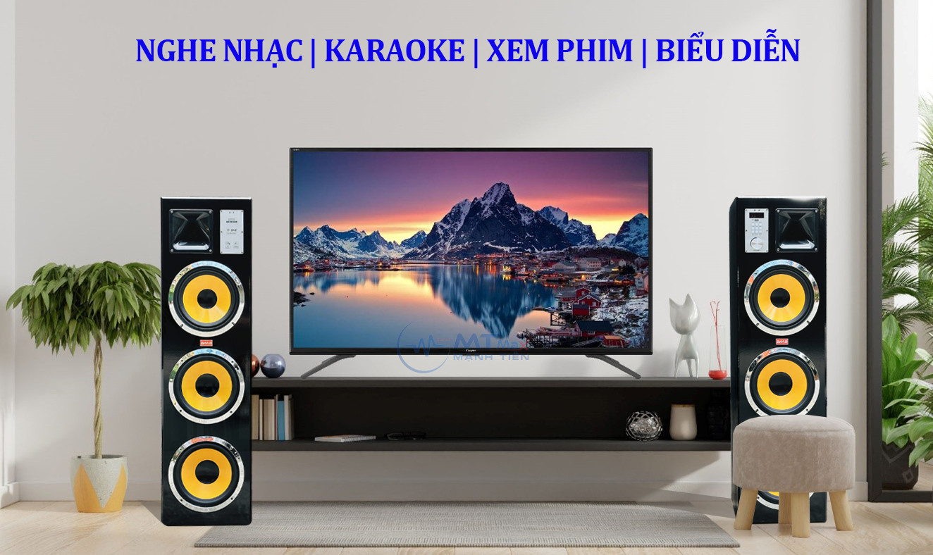 Loa Karaoke BB8100 - Dàn Loa Khủng Long Công Suất 300W, Âm Thanh Tuyệt Đỉnh, Công Nghệ Xử Lí Âm Thanh Trong Trẻo, Bảo Hành 12 Tháng, Tặng Kèm Micro Không Dây Cao Cấp. Hàng Chính Hãng