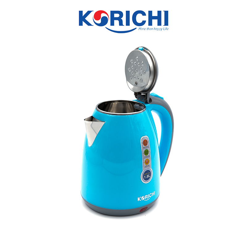 Ấm siêu tốc hai lớp Korichi - KRC-5182 - 1.8L 1500W - Bảo hành 12 tháng - Hàng chính hãng