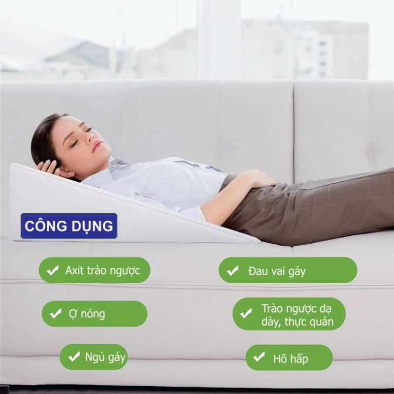Gối Nệm Chống Trào Ngược Dạ Dày, Ợ Nóng, Về Tiêu Hóa - Giảm Đau Chân Do Suy Giãn Tĩnh Mạch