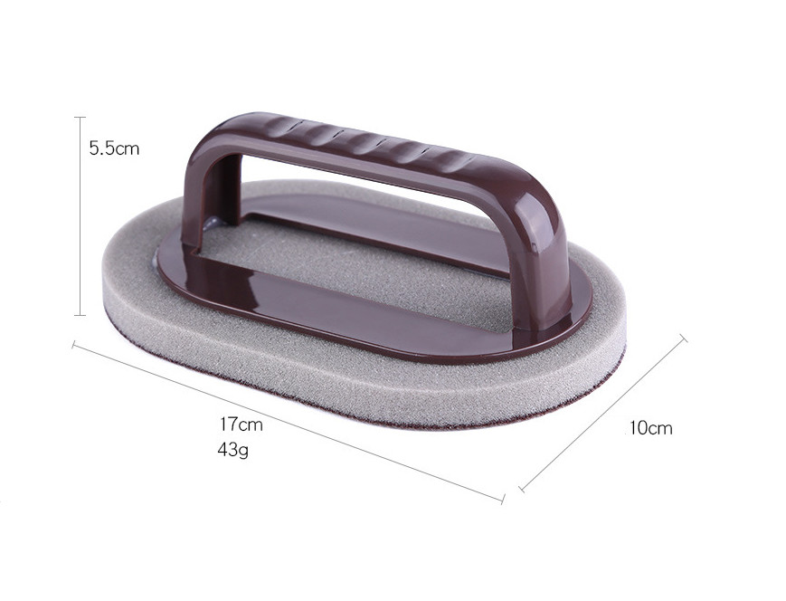 Set 3 Dụng cụ chà rửa đồ nhà bếp có tay cầm - 17x10x5.5cm 43g