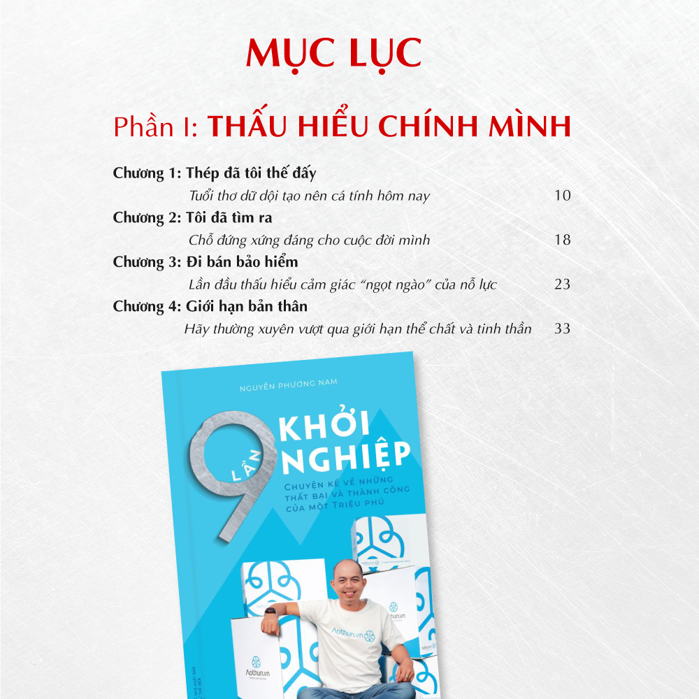 9 Lần Khởi Nghiệp - Chuyện Kể Về Những Thất Bại Và Thành Công Của Một Triệu Phú - Nguyễn Phương Nam