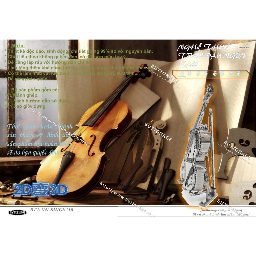 Mô Hình Lắp Ráp 3d Đàn Vĩ cầm - Violin