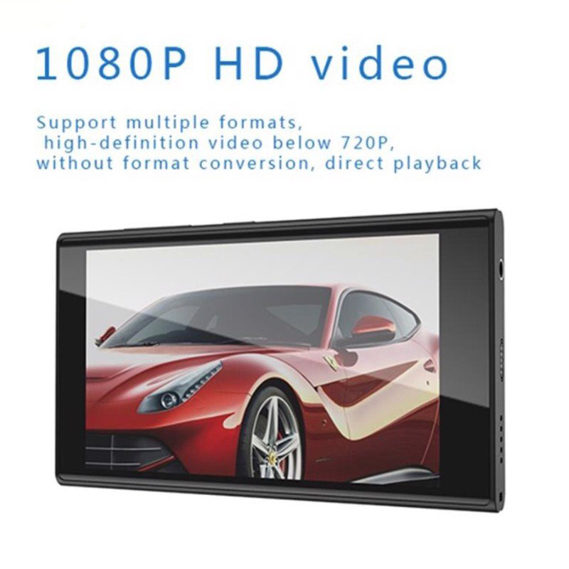 Ruizu H10 - Máy Nghe Nhạc Buetooth 5.0 Hai Chiều, Màn Hình Cảm Ứng, Xem Phim Full HD, Có Loa Ngoài (16GB) - Hàng Chính Hãng