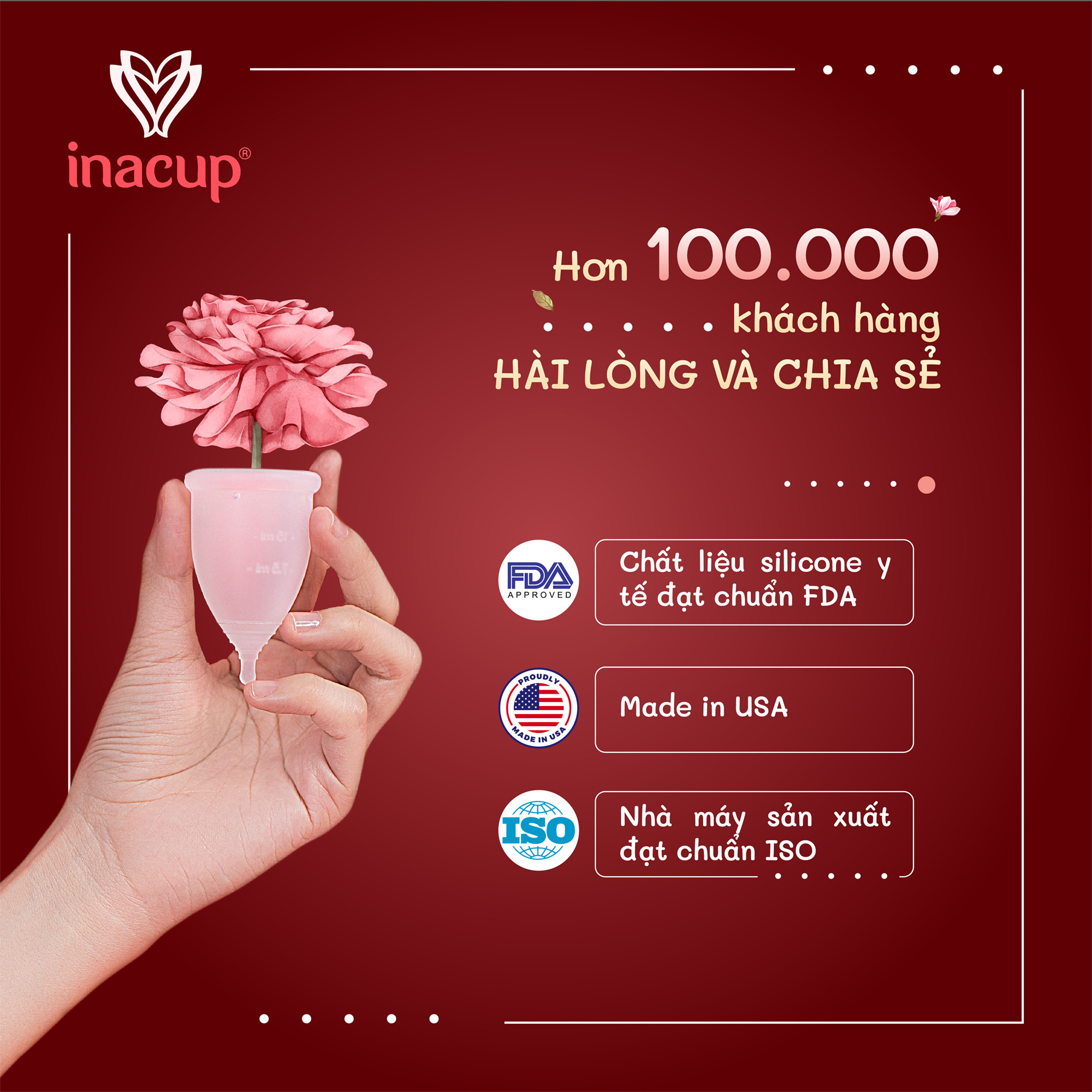 Cốc nguyệt san Inacup size A