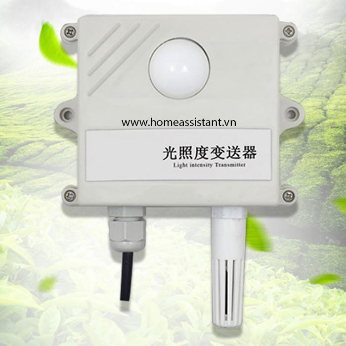 Cảm Biến Nhiệt Độ Độ Ẩm Ánh Sáng RS485 Modbus THL01