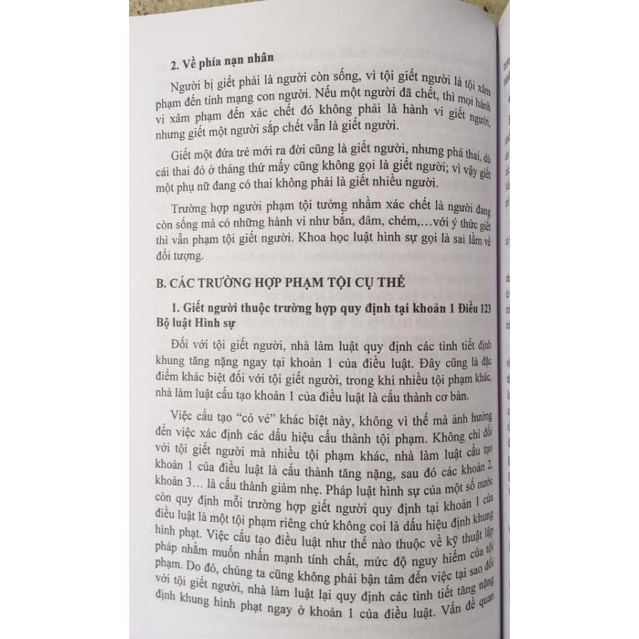 Bình luận Bộ Luật Hình Sự năm 2015 - Phần Các Tội Phạm