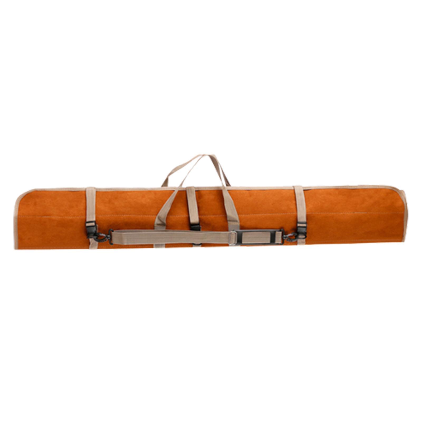 Fishing Rods Bag Travel Carry Case Nylon Waterproof Carrier Bag Outdoor Protection Bag Adjustable Strap Portable Fishing Tackle Storage Case