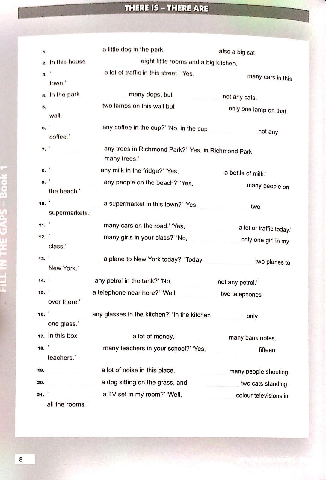 Sách Fill In The Gaps - Book 1 (Không CD) - ảnh 10