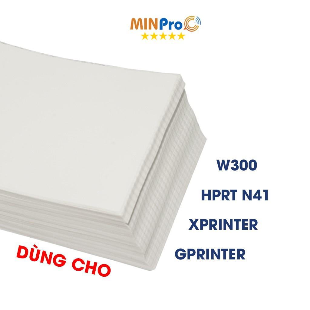 1000 tờ giấy in nhiệt A6 100x150 (nhập VN) 3 lớp dùng cho máy in nhiệt chuyên dụng