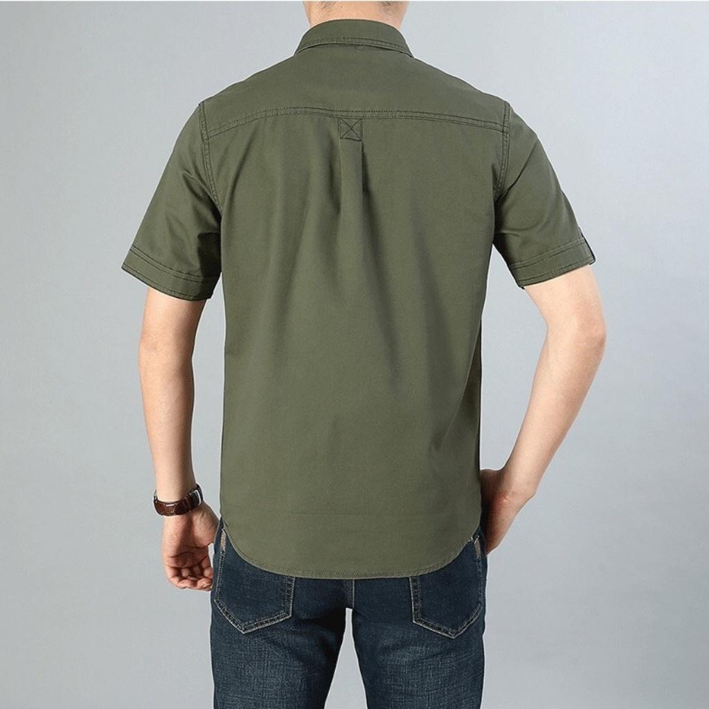 Áo Sơ Mi Nam Kaki Ngắn Tay OFF-ROAD Mã Z557 Thời Trang PONIVA Thiết Kế Trẻ Trung Năng Động Hợp Phong Cách