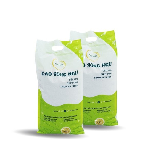 Gạo Song Ngư Home Rice - 4 túi x 5 kg