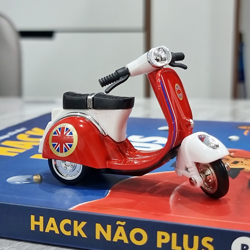 Mô Hình Xe Máy Hợp Kim Nhôm. Có Bánh Đà. Đồ Chơi Xe Máy Nhỏ Xinh Siêu Cute
