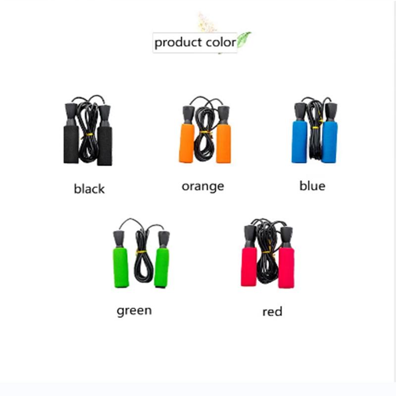 Thể thao nhảy lực tập thể thao đào tạo bằng nhựa nhảy dây tay cầm tay cầm dây thừng PVC Màu sắc: Đen: Đen
