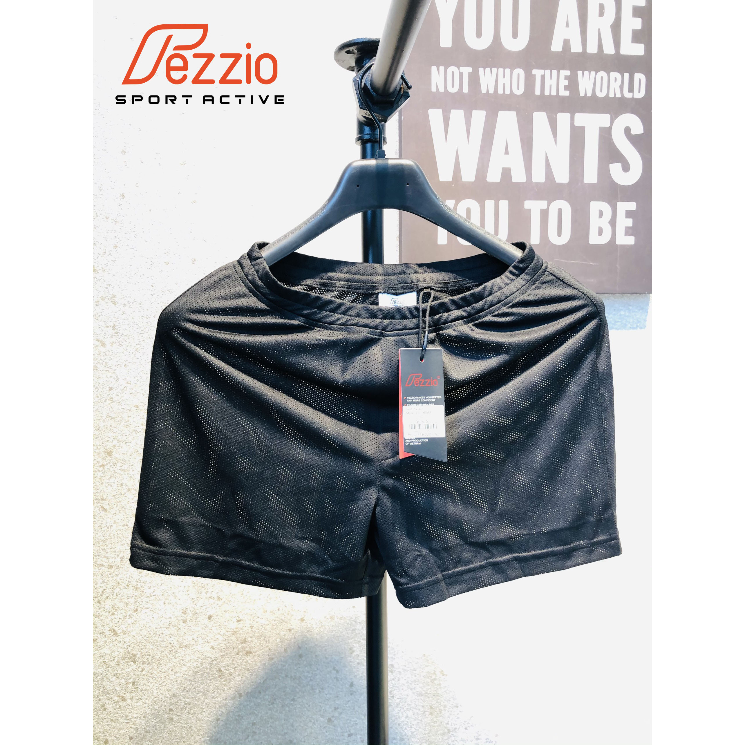 Quần đùi ngủ, quần boxer nam chất lưới cotton 100% thương hiệu Fezzio