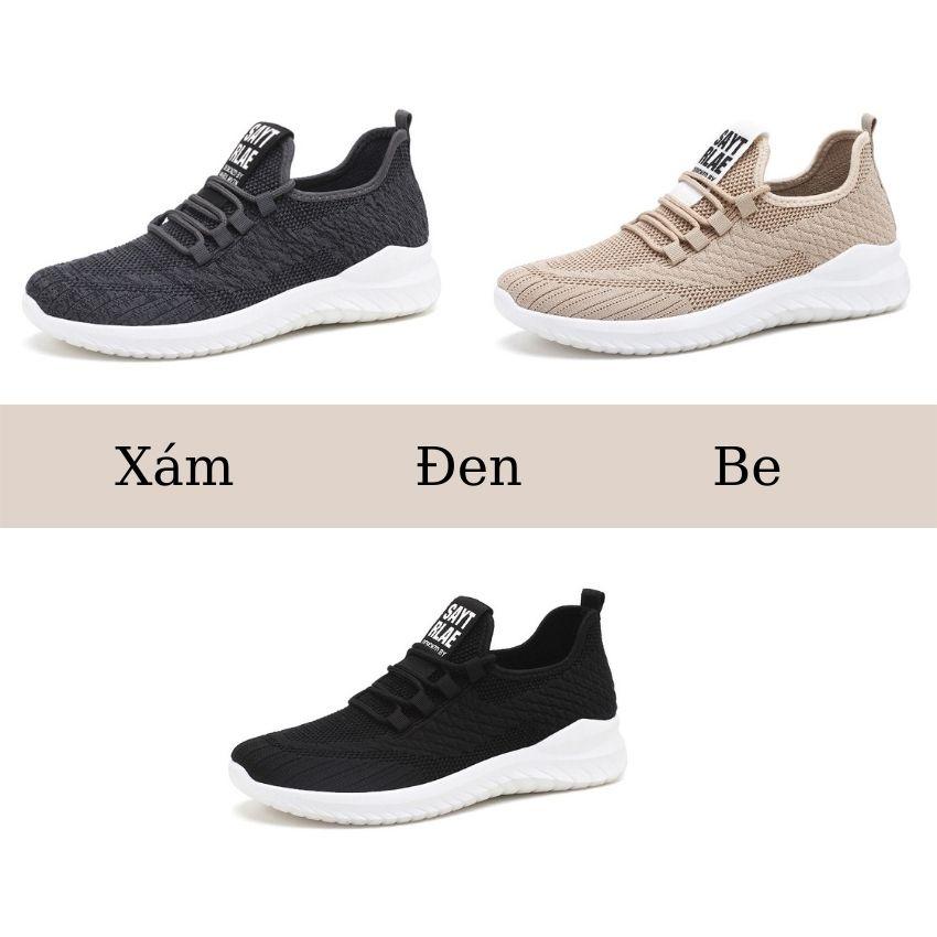 Hình ảnh Giày Thể Thao Nam Sneaker Kiểu Hàn Quốc Mẫu Mới 2022 Êm Chân Thoáng Khí Cổ Vừa Trẻ Trung Năng Động GNA05