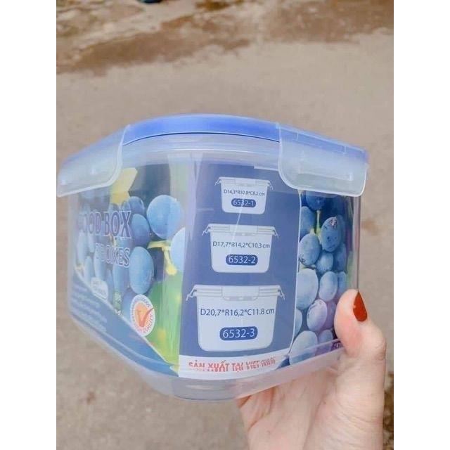 3 HỘP LẠNH ĐỰNG THỰC PHẨM CAO CẤP CN 6532
