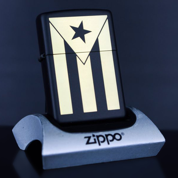 Bật Lửa Zippo 218 Puerto Rico Flag Engraving