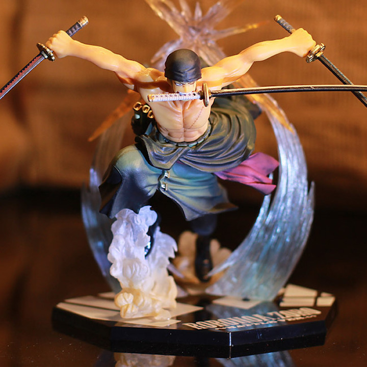 Mô hình nhân vật thợ săn hải tặc Roronoa Zoro -  tam kiếm phái - Đảo hải tặc One Piece