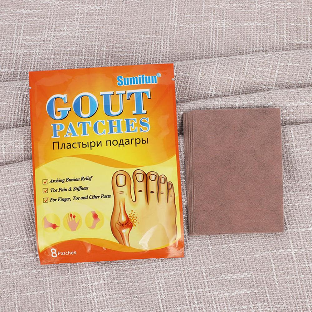 Sumifun 8 Cái/Túi Miếng Dán Bệnh Gout Miếng Dán Giảm Đau Bằng Thảo Dược Cho Ngón Tay Ngón Chân Đầu Gối Đau Và Cứng Khớp/ Bong Gân Đau Thần Kinh Tọa/ Viêm Khớp/ Chữa Vòm Bunion
