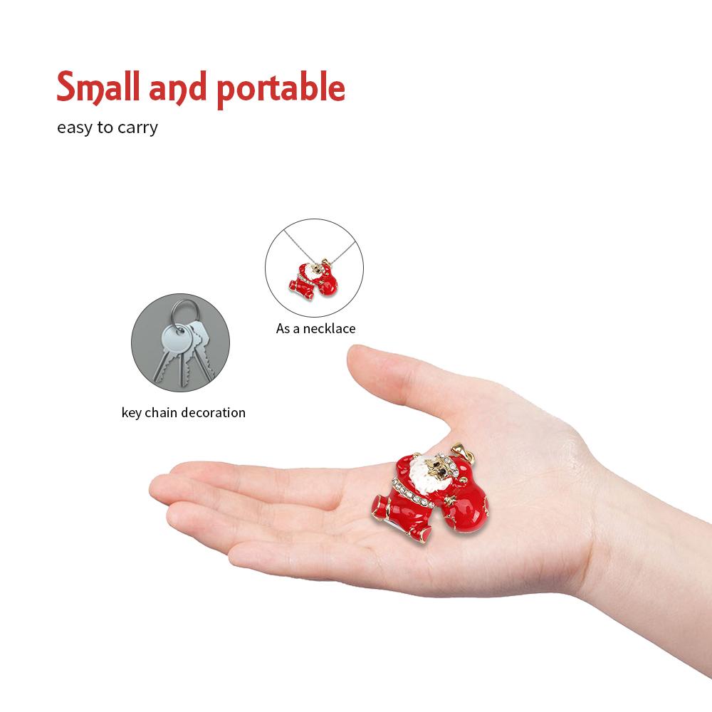 Ổ đĩa Creative Christmas U Disk Portable USB 2.0 Truyền tốc độ cao U Disk Crystal Santa Claus 64GB