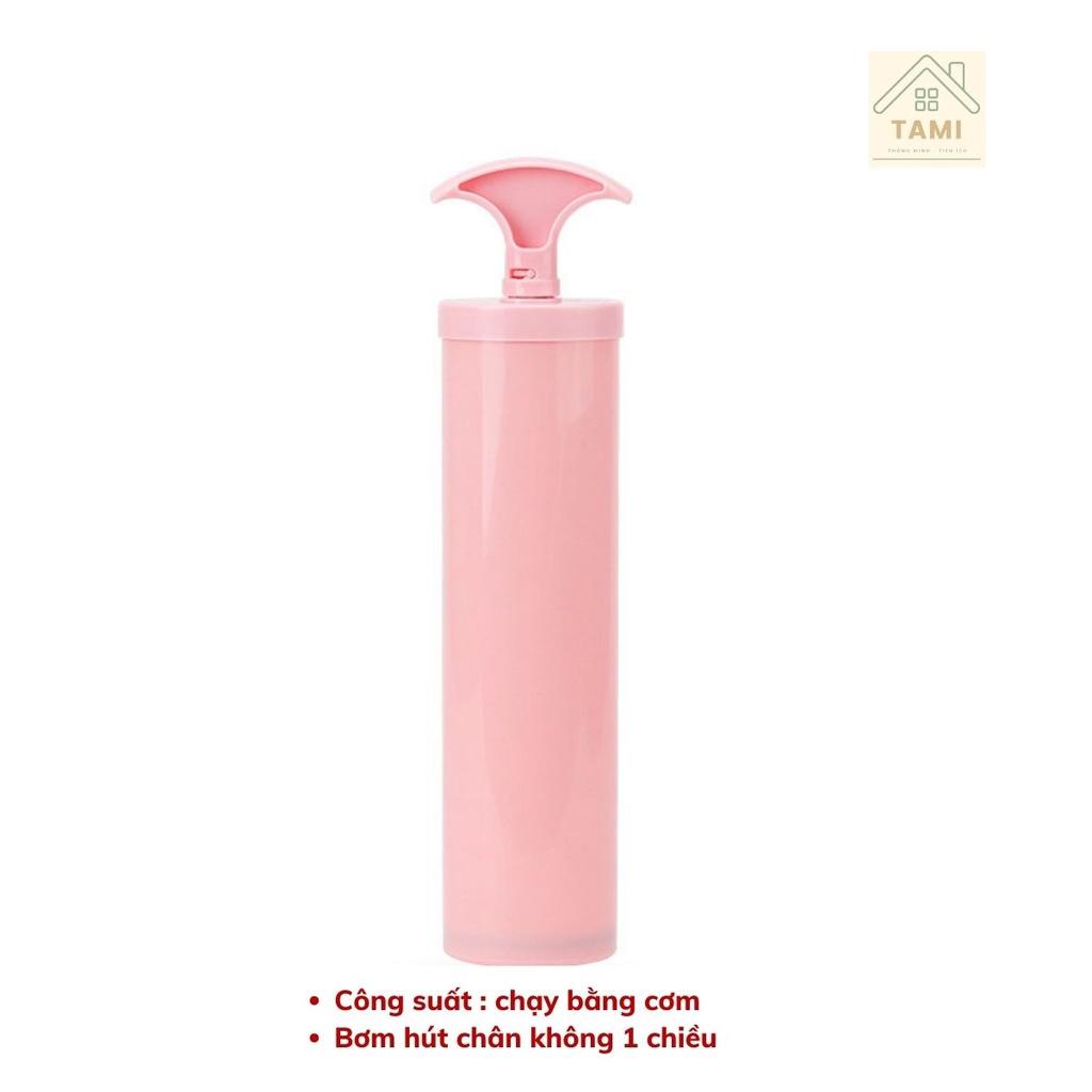 Máy hút chân không, túi hút chân không đựng quần áo chăn màn mền, gọn gàng, chống mốc