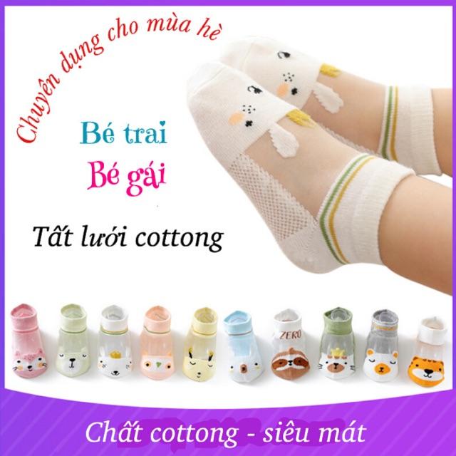 Tất lưới cottong hè cho bé ️ Chuyên dụng cho mùa hè